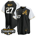 MLB Men’s Atlanta Champions Alternate Gold Cool Base Jersey
