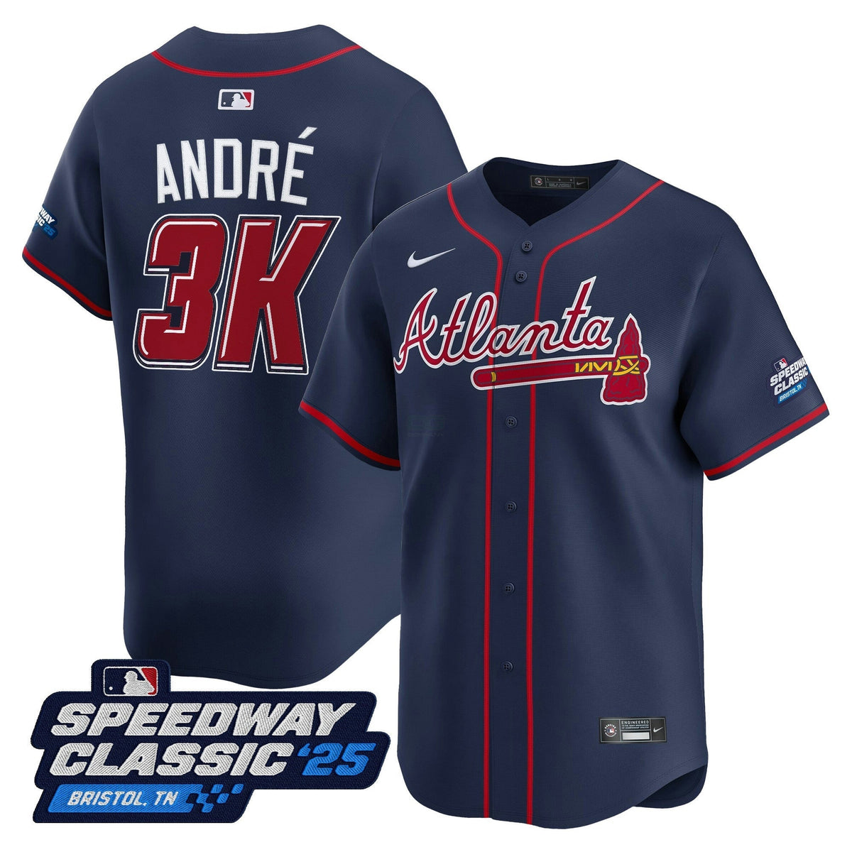 MLB Men’s Atlanta ‘Speedway Classic’ Vapor Premier Limited Jersey
