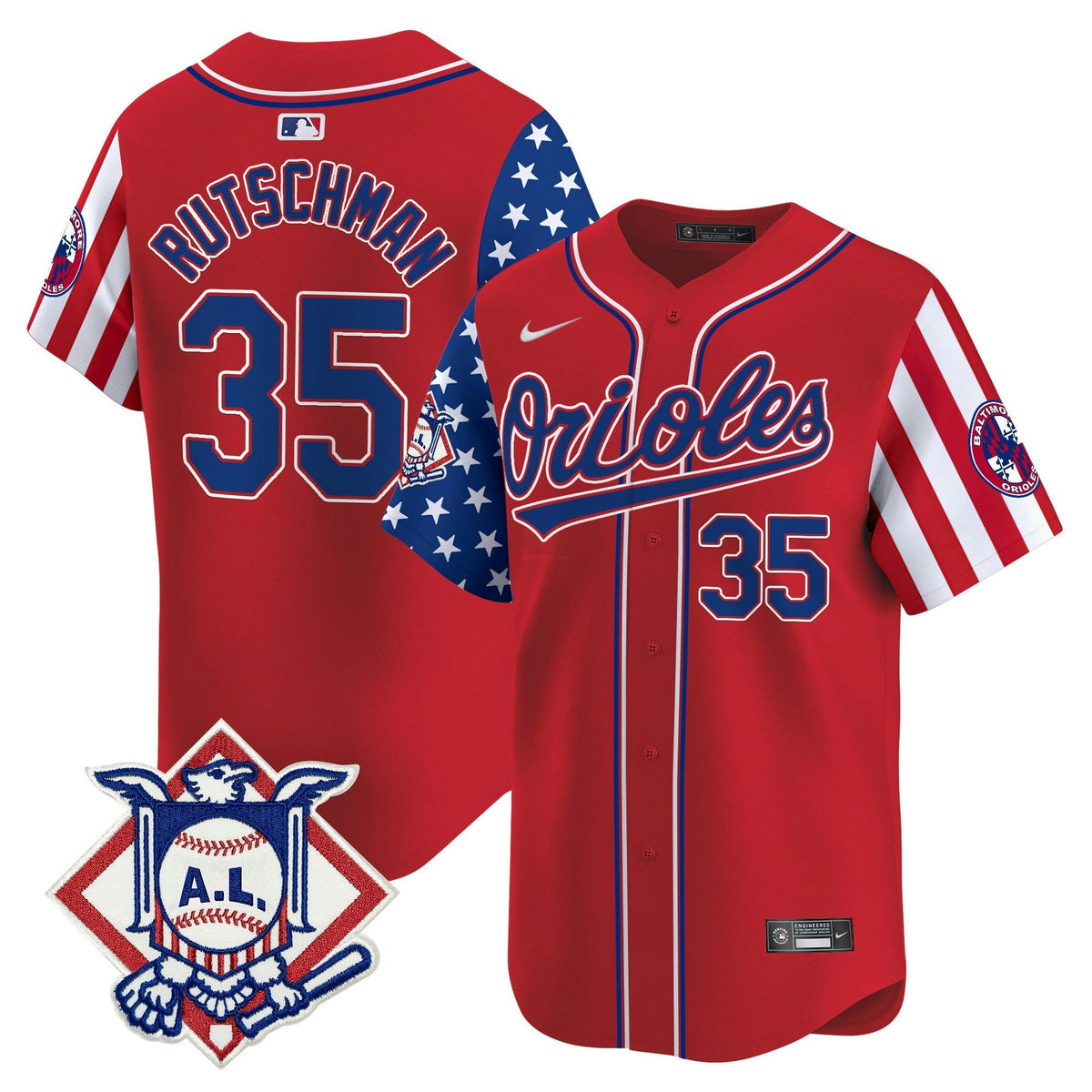 MLB Men’s Baltimore 2024 Fourth of July Vapor Premier Limited Jersey