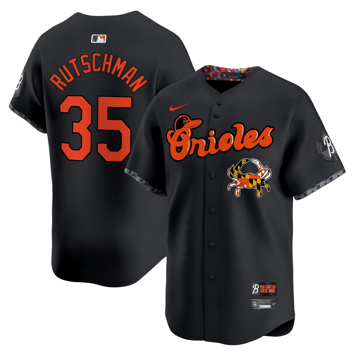 MLB Men’s Baltimore Maryland Blue Crab Vapor Premier Limited Jersey