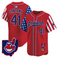 MLB Men’s Cleveland Indians 2025 Independence Day Vapor Premier Limited Jersey