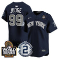 MLB Men’s Derek Jeter Patch 2024 World Series Vapor Premier Limited Jersey