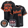 MLB Men’s Detroit 2026 Alternate Vapor Premier Limited Jersey – 250America Patch