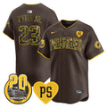 MLB Men’s “For Peter” & Petco Park 20th Patch USMC Vapor Premier Limited Jersey V2