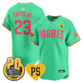 MLB Men’s “For Peter” & Petco Park 20th Patch Vapor Premier Limited Jersey V2