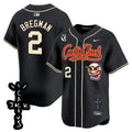 MLB Men’s Houston Cactus Jack Patch Vapor Premier Limited Jersey – Stitched