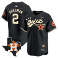 MLB Men’s Houston Cactus Jack Style Vapor Premier Limited Jersey – Stitched
