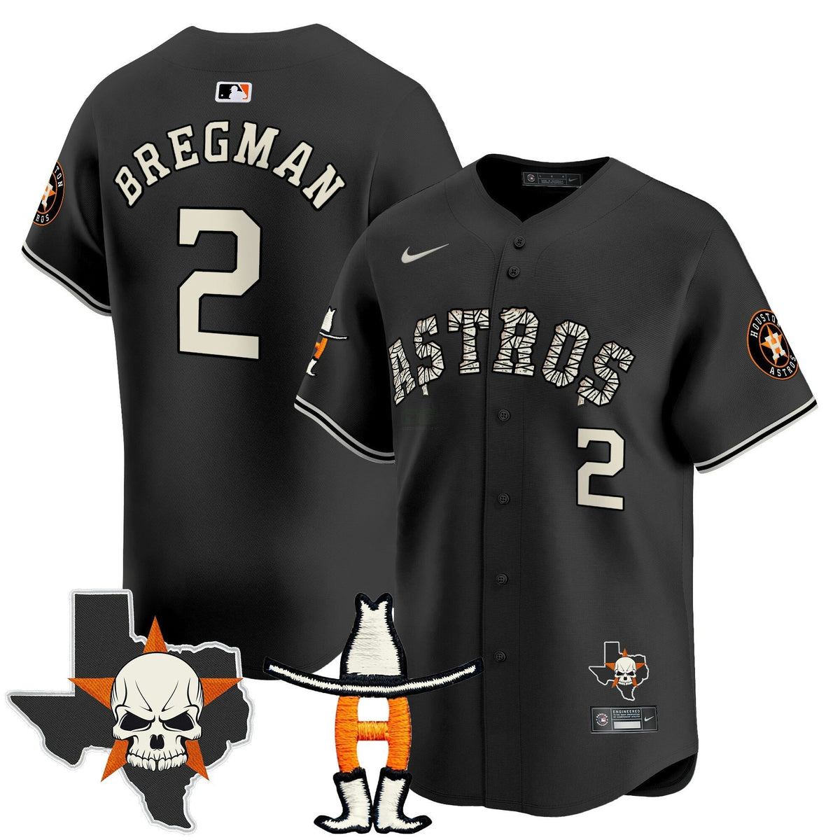 MLB Men’s Houston Halloween Vapor Premier Limited Jersey