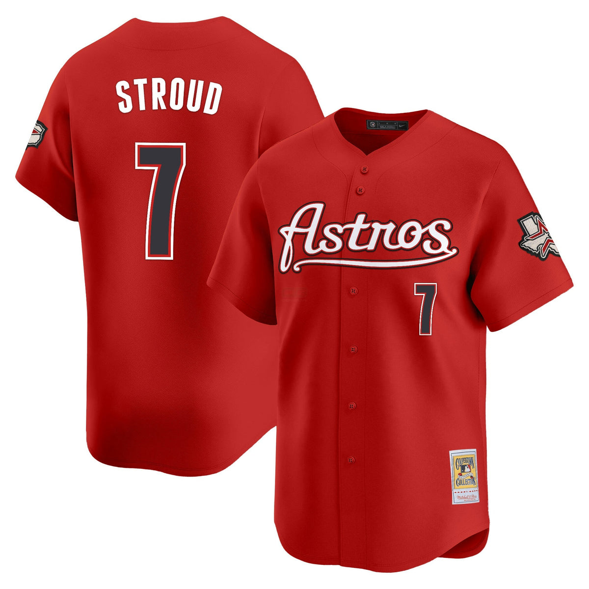 MLB Men’s Houston Throwback Vapor Premier Limited Jersey