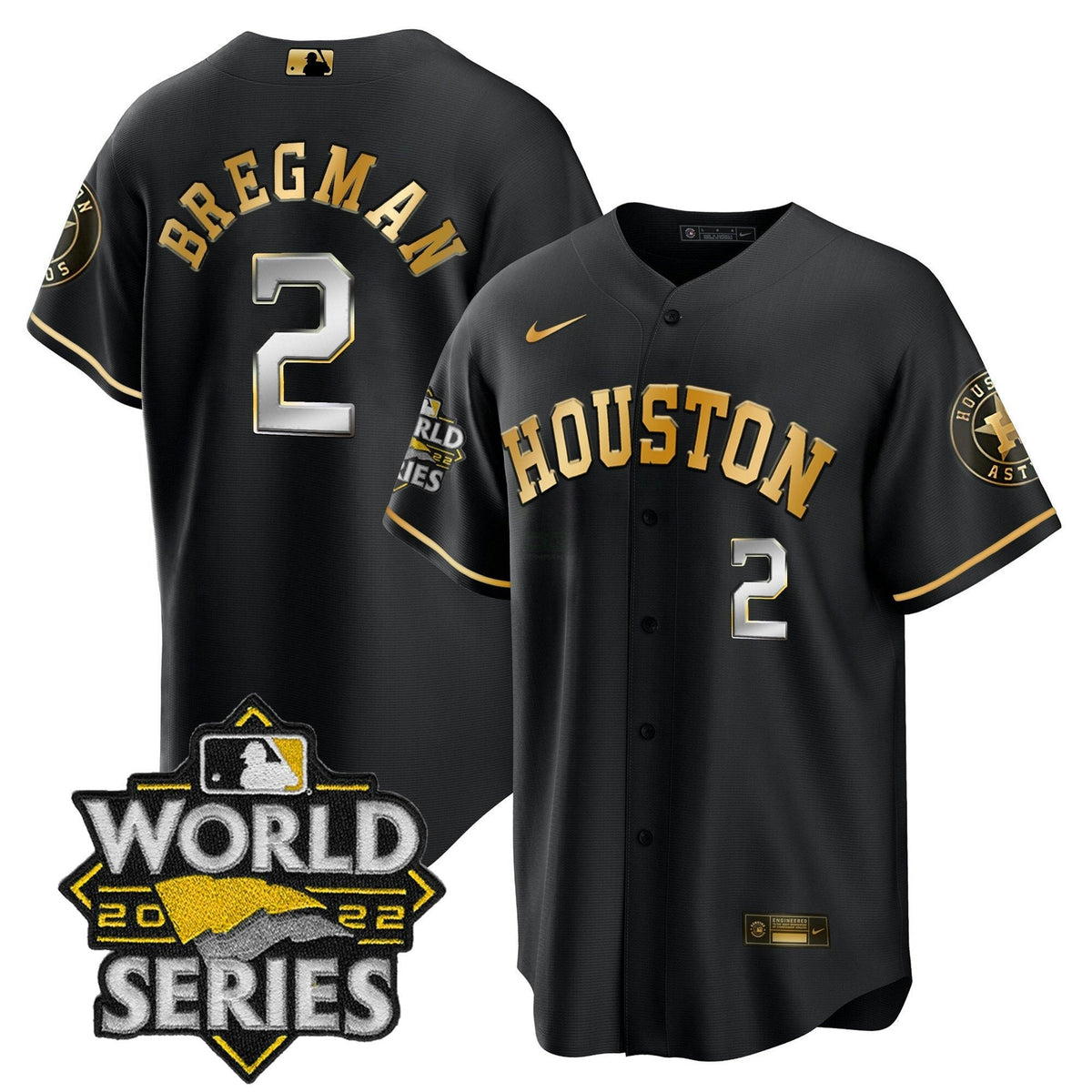 MLB Men’s Houston World Series Limited Jersey