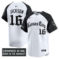 MLB Men’s Kansas City ‘Gothic Crown Edition’ Vapor Premier Limited Jersey