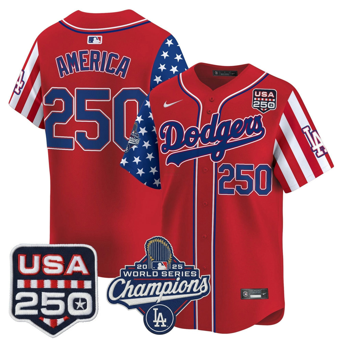 MLB Men’s Los Angeles “ America250” Edition Vapor Premier Limited Jersey V2