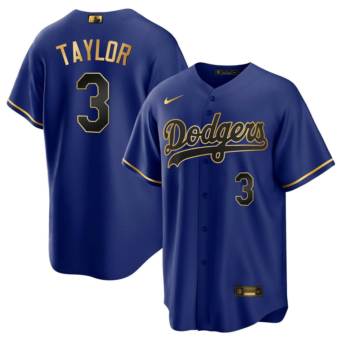 MLB Los Angeles Dodgers Men’s Los Angeles Cool Base Gold Jersey