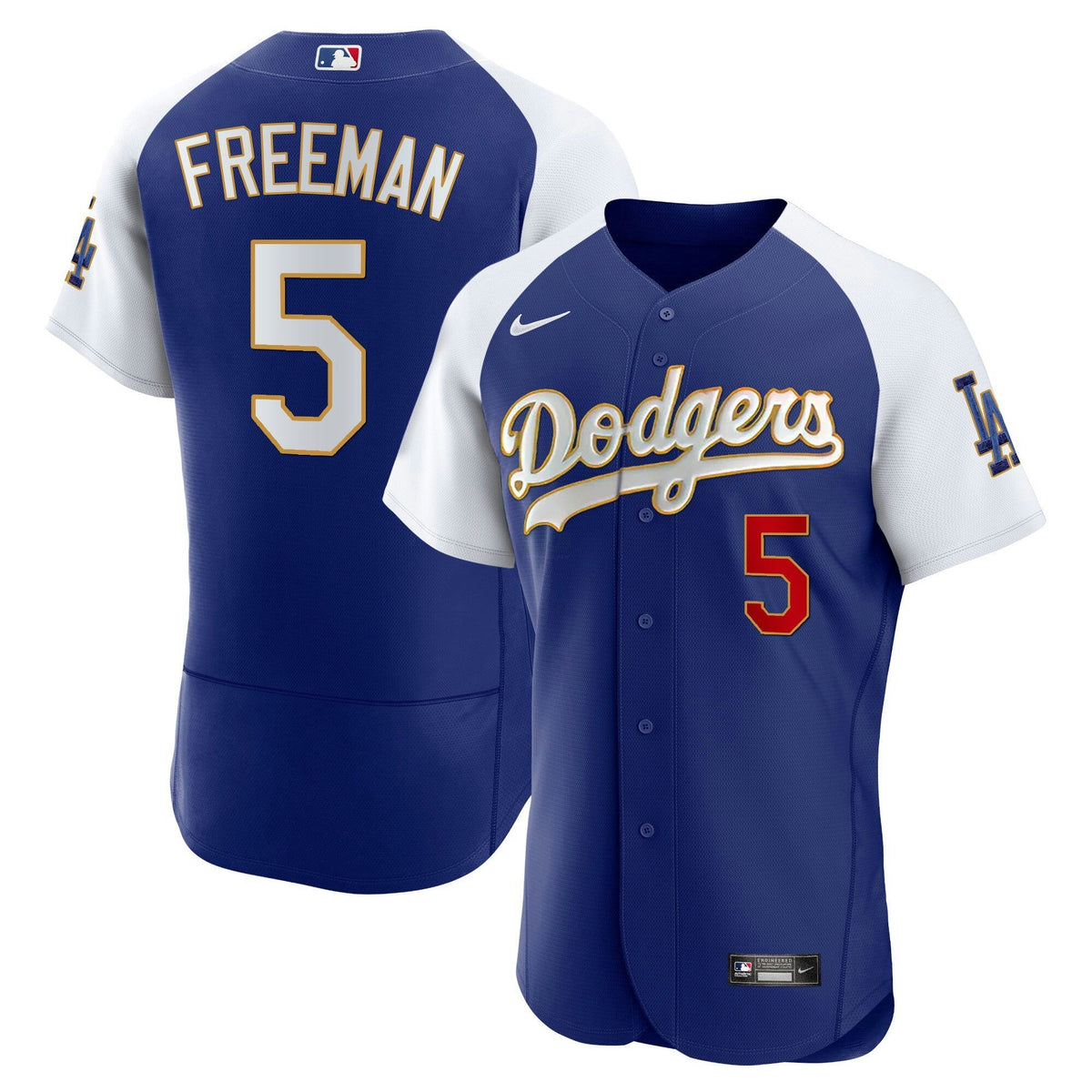 MLB Men’s Los Angeles Gold Trim Flex Base Jersey