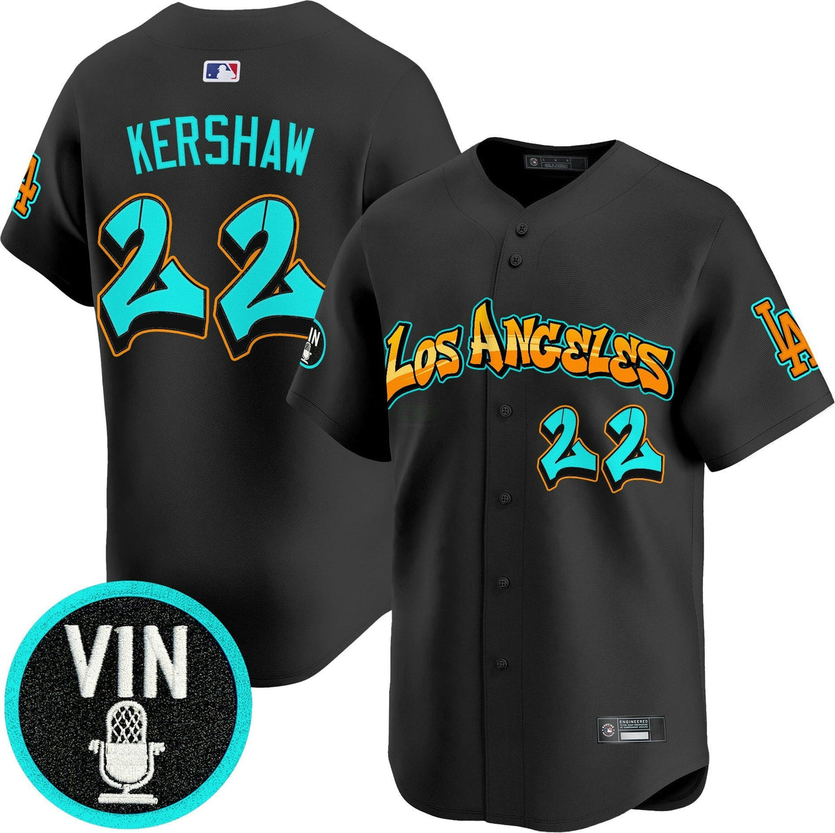MLB Men’s Los Angeles ‘Graffiti Street Style Edition’ Vapor Premier Limited Jersey