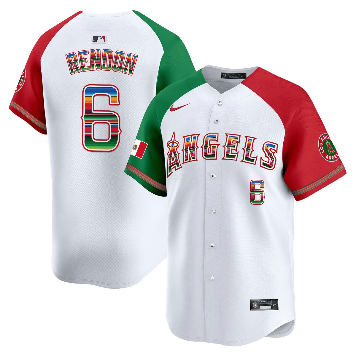 MLB Los Angeles Angels Men’s Los Angeles Mexico Vapor Premier Limited Jersey