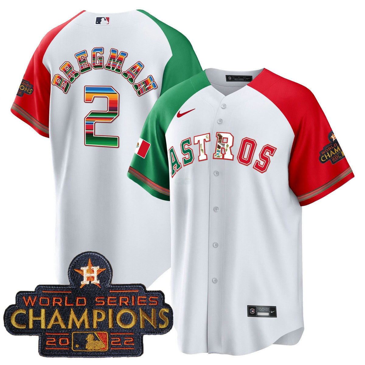 MLB Houston Astros Men’s Mexico Cool Base Limited Jersey V3
