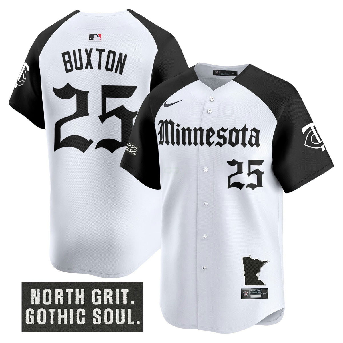 MLB Men’s Minnesota ‘Gothic North Edition’ Vapor Premier Limited Jersey
