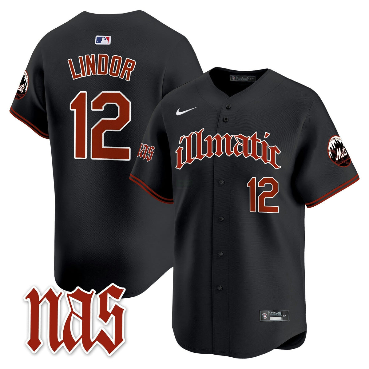 MLB Men’s Nas Illmatic Vapor Premier Limited Jersey