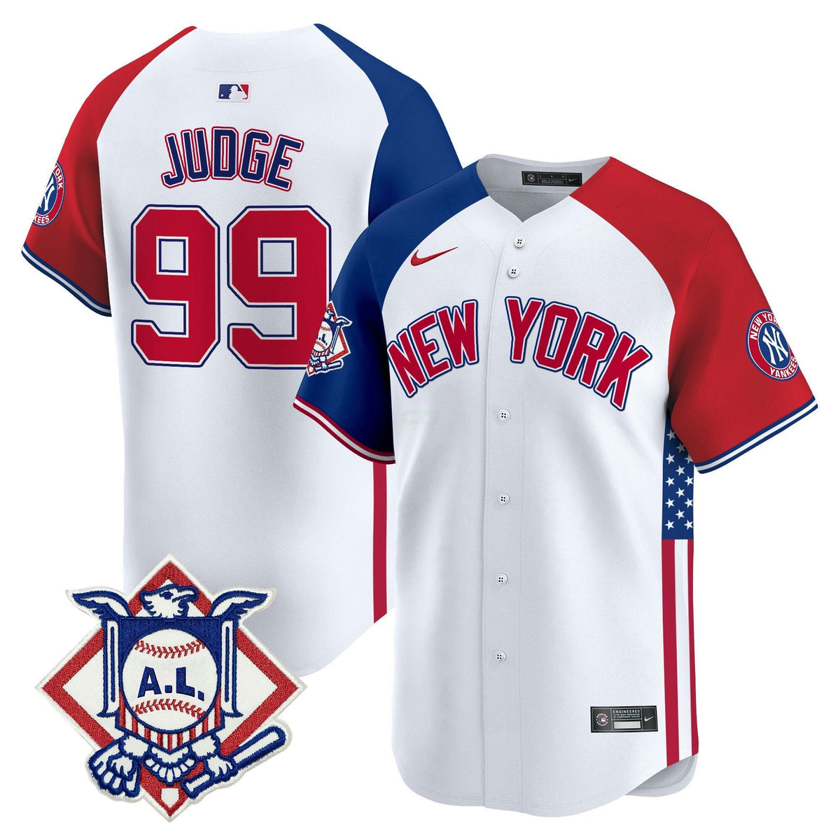 MLB Men’s New York 2024 Fourth of July Vapor Premier Limited Jersey V8
