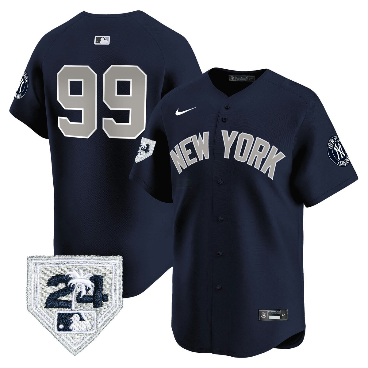 MLB Men’s New York 2024 Spring Training Patch Vapor Premier Limited Jersey V4