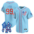 MLB New York Yankees Men’s New York 2025 Fourth of July Vapor Premier Limited Jersey