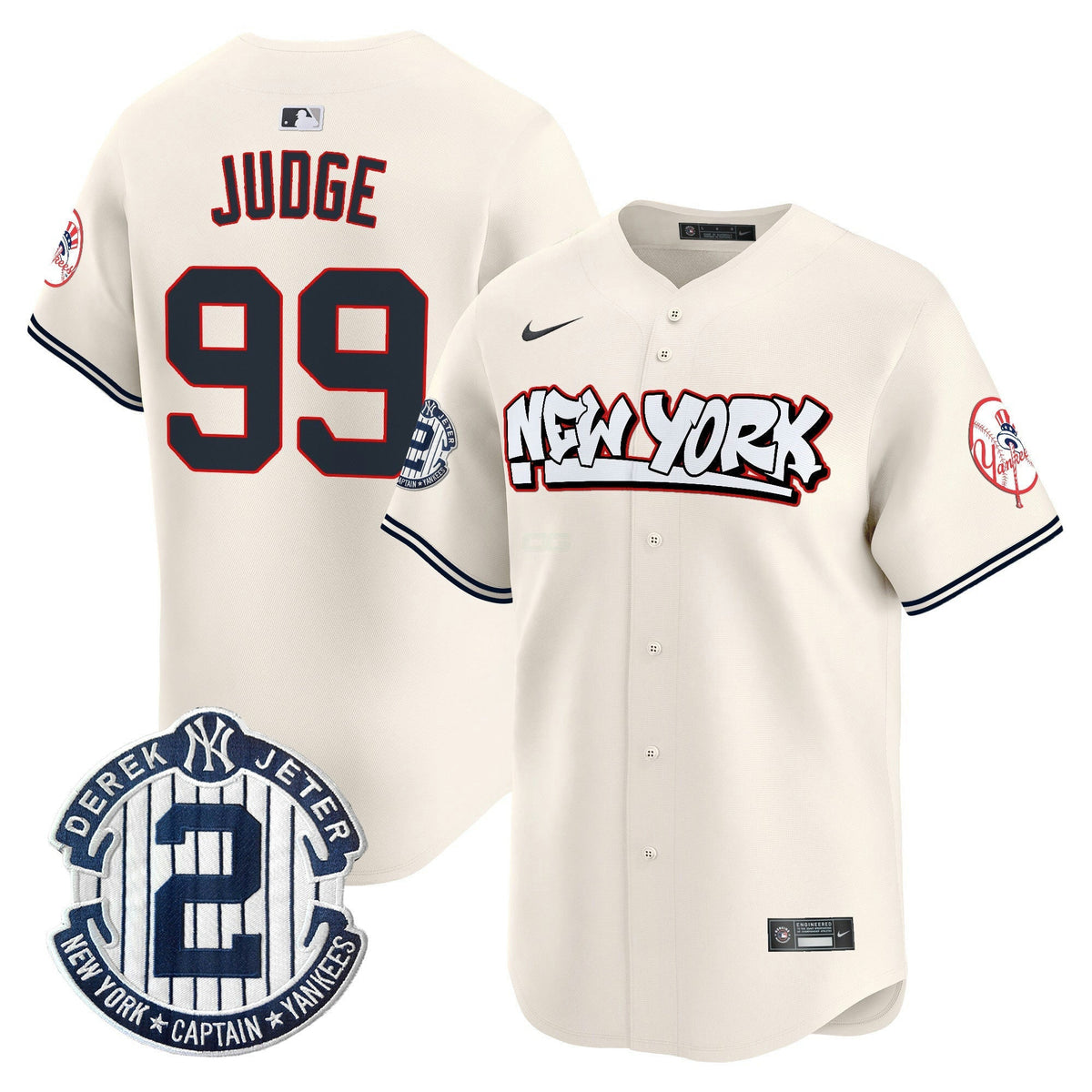 MLB Men’s New York Graffiti Vapor Premier Limited Jersey V2