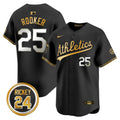 MLB Men’s Oakland Rickey Henderson Patch Vapor Premier Limited Jersey