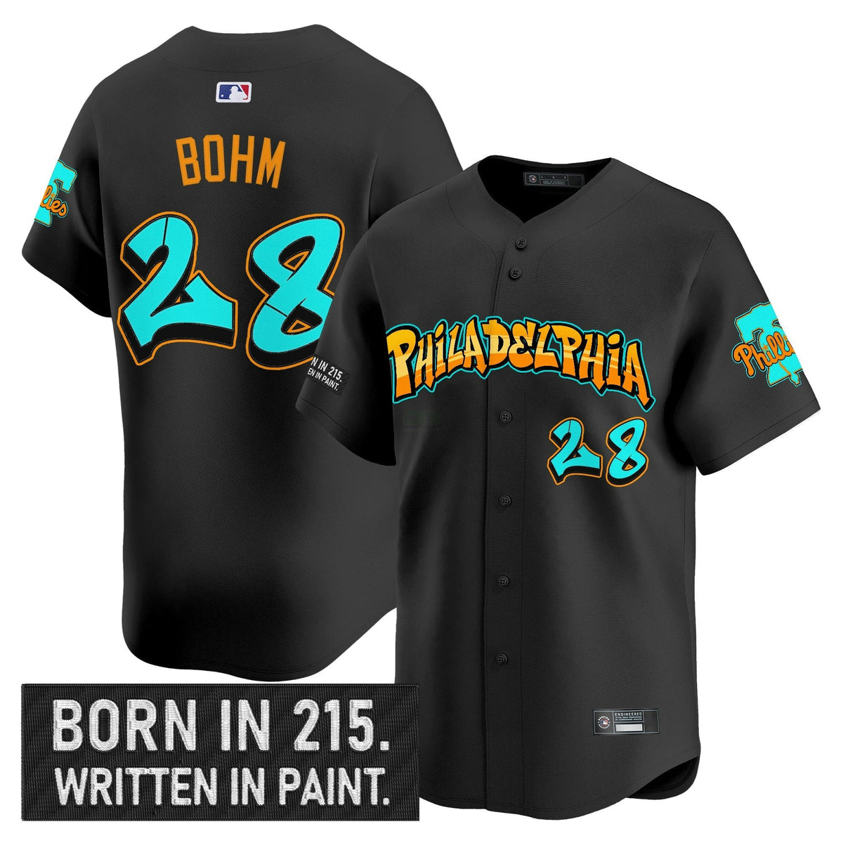 MLB Men’s Philadelphia ‘Graffiti Broad Street Edition ‘Vapor Premier Limited Jersey V2