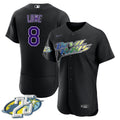 MLB Men’s Tampa Bay 25th Anniversary Patch Flex Base Jersey