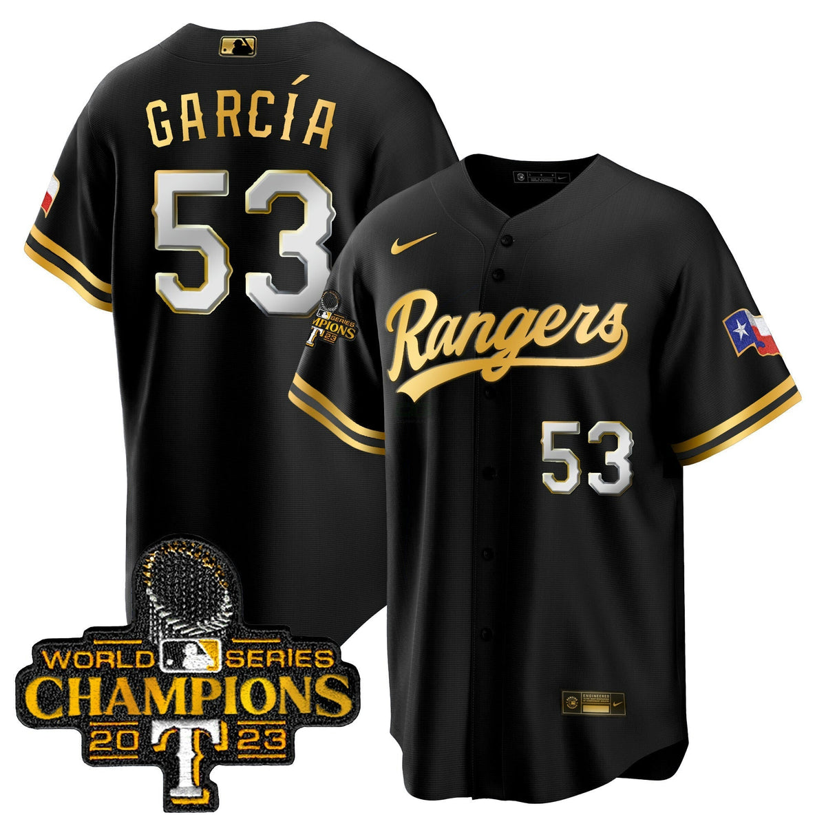 MLB Men’s Texas 2023 World Series Champions Cool Base Jersey V3
