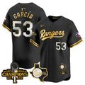 MLB Men’s Texas 2023 World Series Champions Gold Trim Vapor Premier Limited Jersey V2