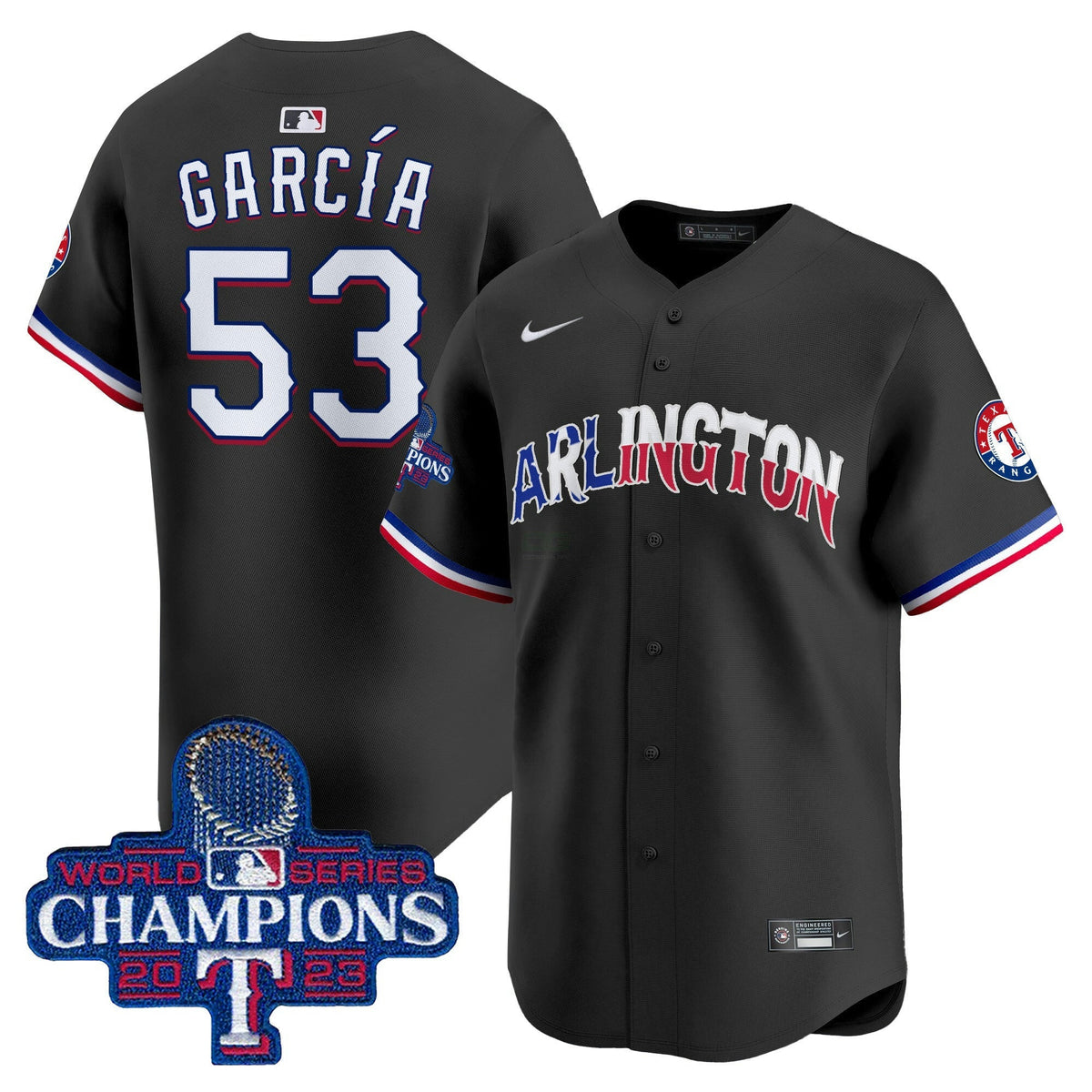 MLB Men’s Texas Arlington Champions Vapor Premier Limited Jersey