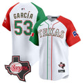 MLB Men’s Texas Mexico Texas Patch Vapor Premier Limited Jersey