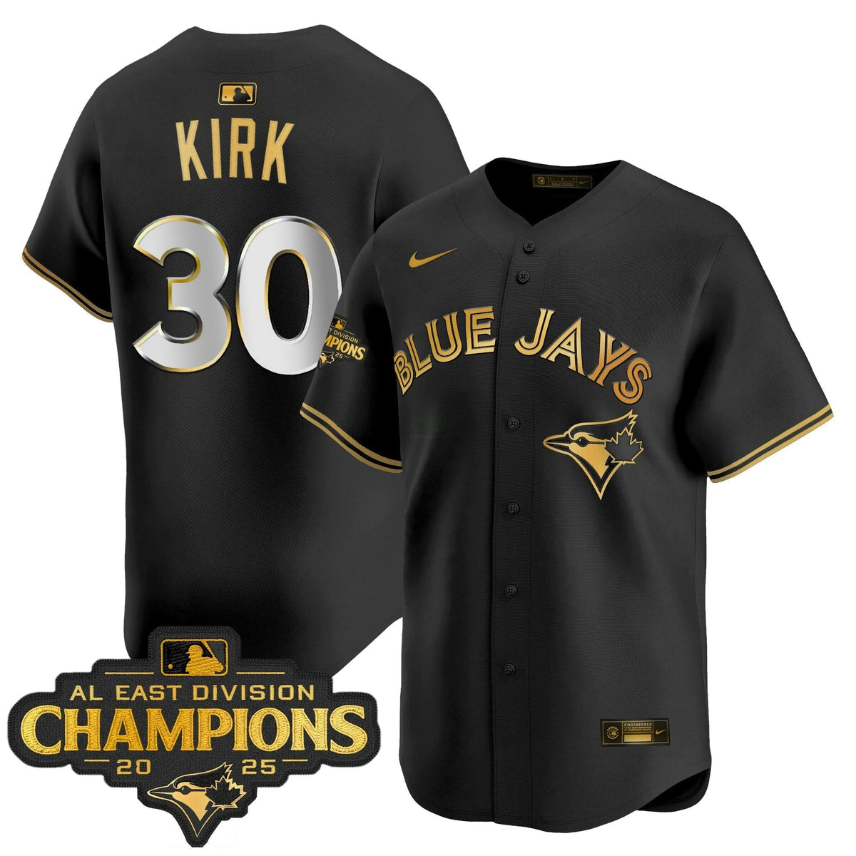 MLB Men’s Toronto 2025 AL East Division Champions Vapor Premier Limited Jersey