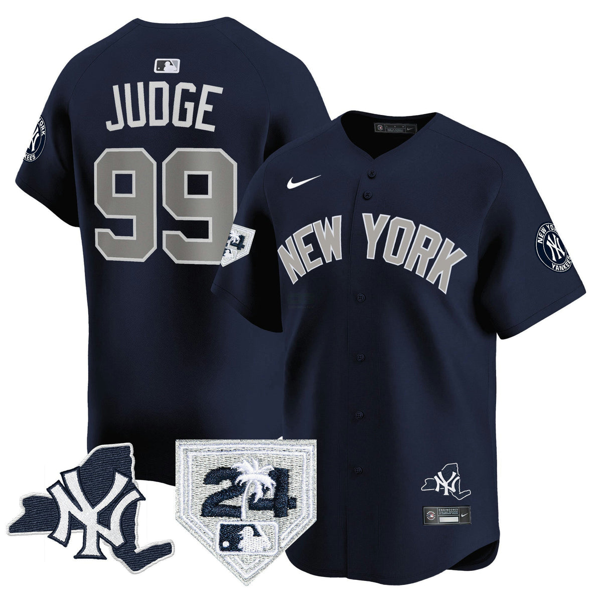 MLB Men’s Vapor Premier Limited Jersey – New York Patch