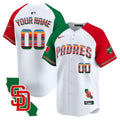 MLB San Diego Padres Mexico California Patch Vapor Premier Limited Jersey