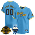 MLB Milwaukee Bob Uecker Patch Vapor Limited Jersey