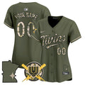 MLB Minnesota Armed Forces Day Vapor Premier Limited Jersey - Green