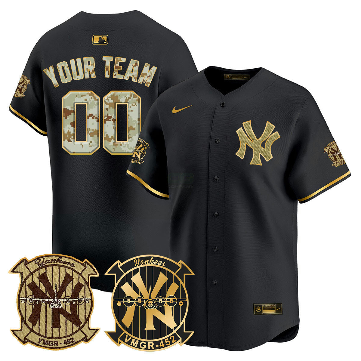MLB New York Desert USMC Alternate Vapor Premier Limited Jersey