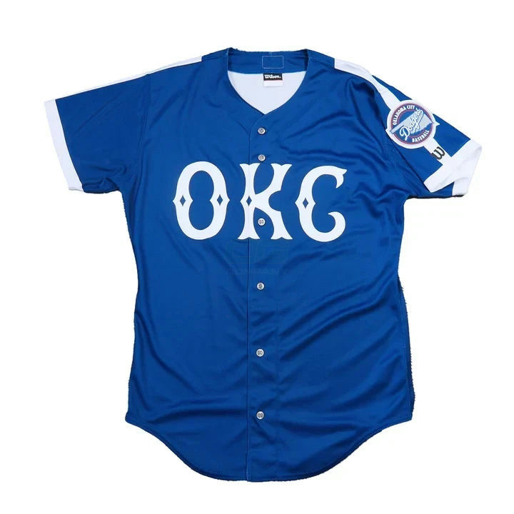 MLB Oklahoma City OKC Blue Jersey - Blue - Custom