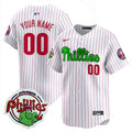 MLB Phanatic Patch White Pinstripe Vapor Special Jersey