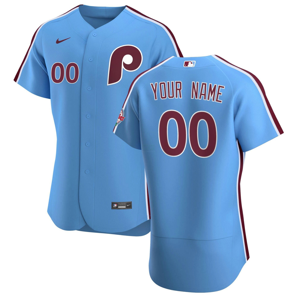 MLB Philadelphia Light Blue Jersey - Light Blue