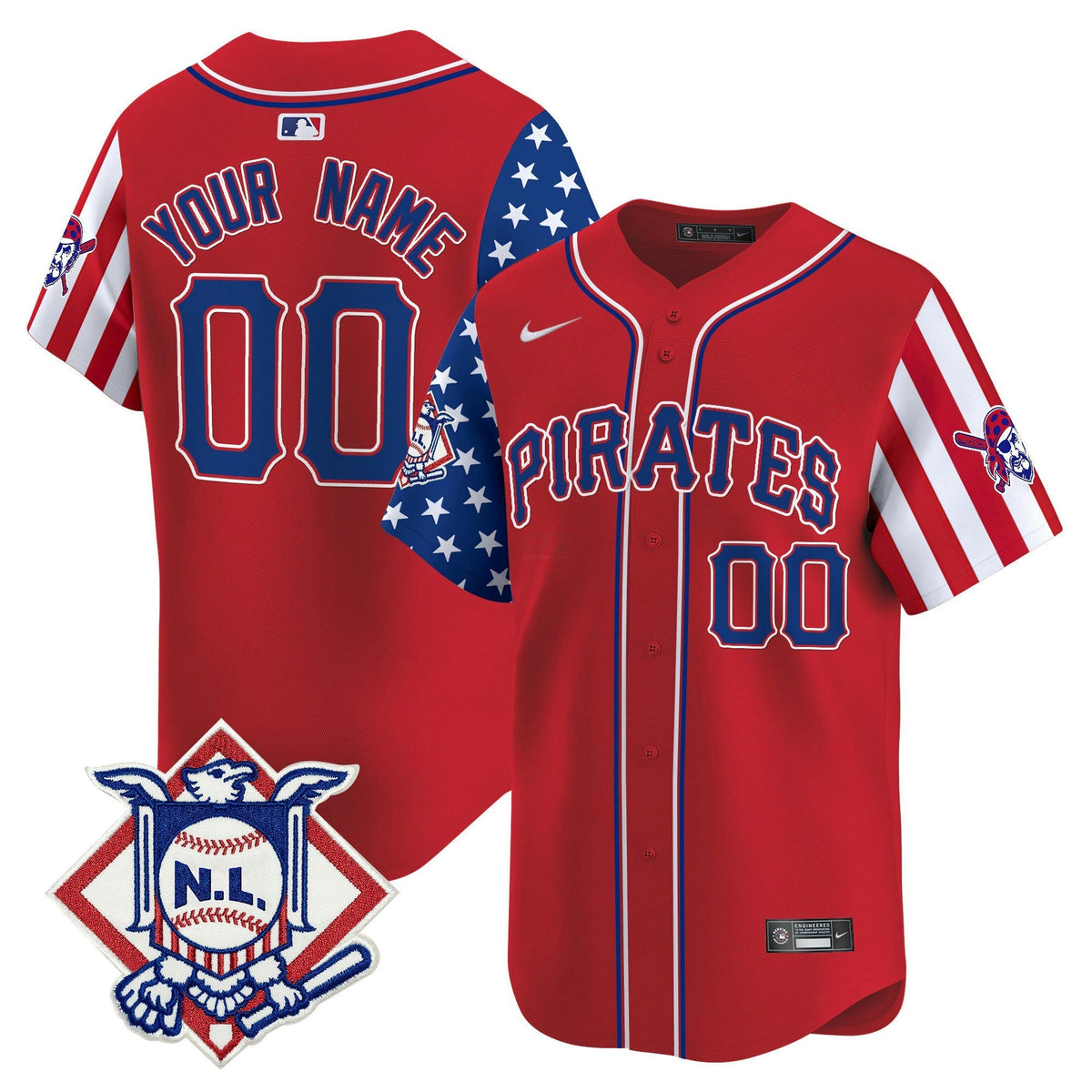 MLB Pittsburgh 2024 Fourth of July Vapor Premier Limited Jersey