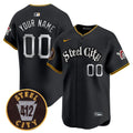 MLB Pittsburgh 412 Patch Vapor Premier Limited Jersey V2