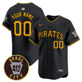 MLB Pittsburgh 412 Patch Vapor Premier Limited Jersey V3