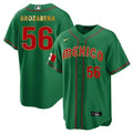 MLB Randy Arozarena Mexico Jersey Green Gold - Cool Base