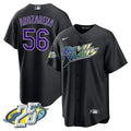 MLB Randy Arozarena Tampa Bay 25th Anniversary Black Jersey