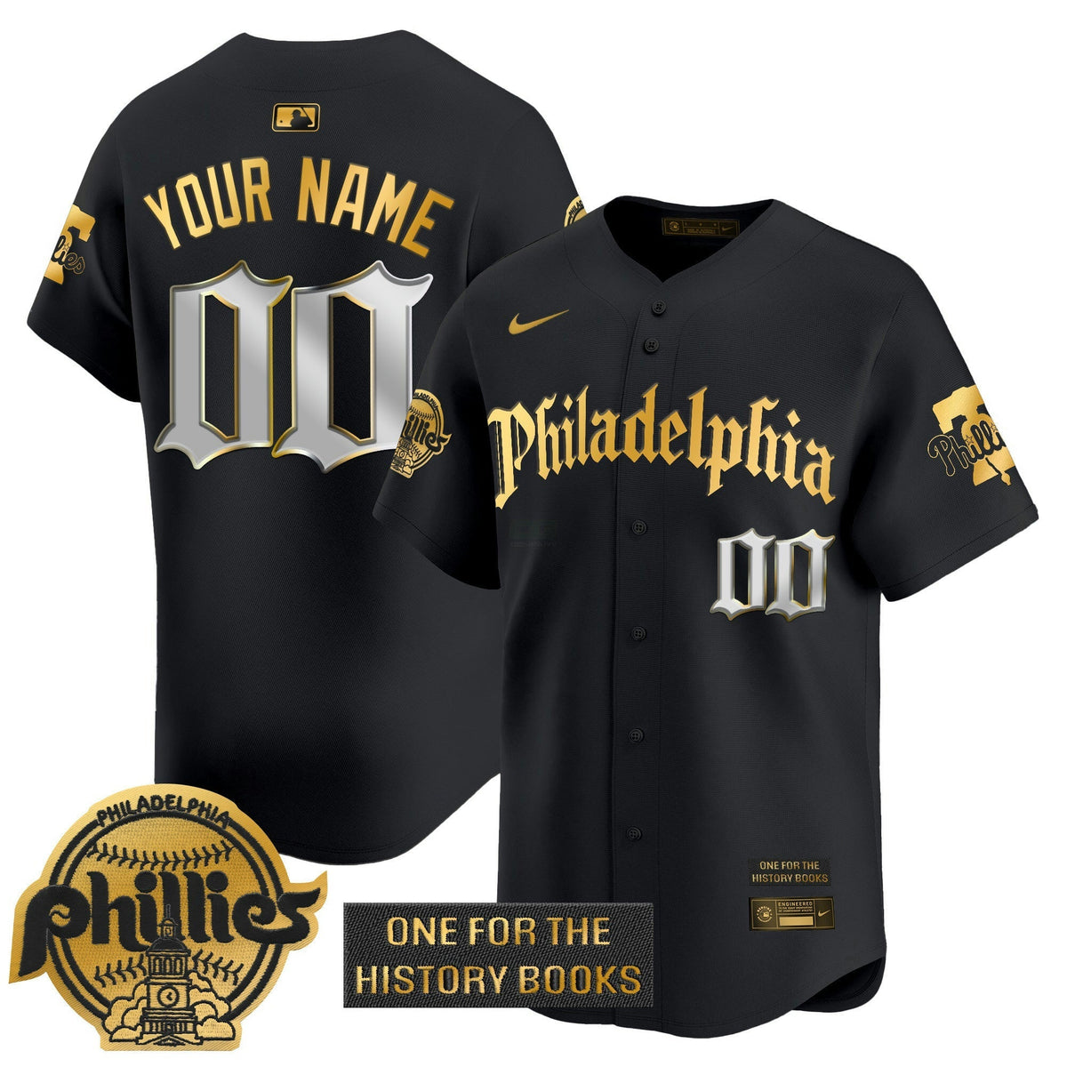 MLB ‘Retro Newspaper Edition’ Gold Vapor Premier Limited Jersey