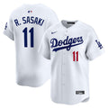 MLB Roki Sasaki #11 Los Angeles White Jersey - White